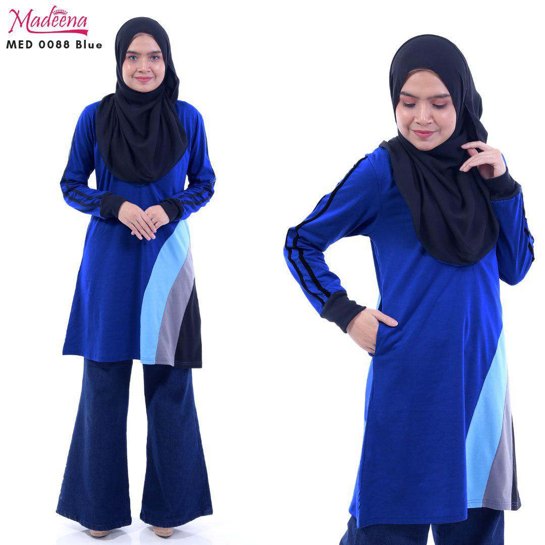 Baju Muslimah MED0088 Blue