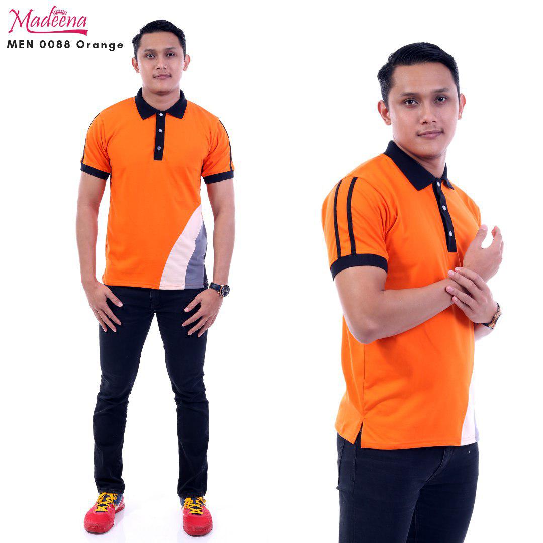 Men Polo Shirt MEN0088 Orange